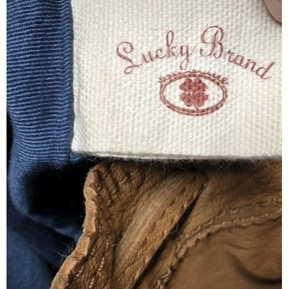 Lucky Brand Leather Hobo Bag‎ Slouchy Vintage Y2K Boho